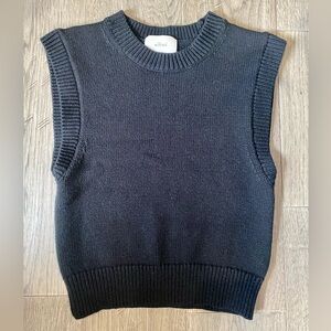 Wilfred Black Sleeveless Sweater